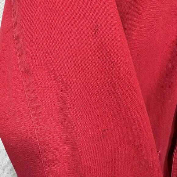 VTG 90s Marlboro Country Store Jacket Coat Men L Red Flannel/Quilt Liner Pockets - Picture 16 of 16